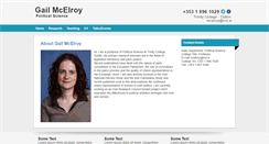 Desktop Screenshot of gailmcelroy.eu